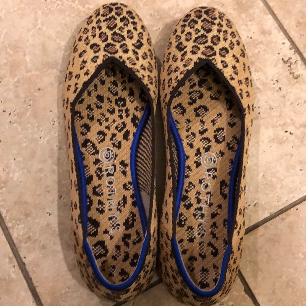 Rothys cheetah print flats